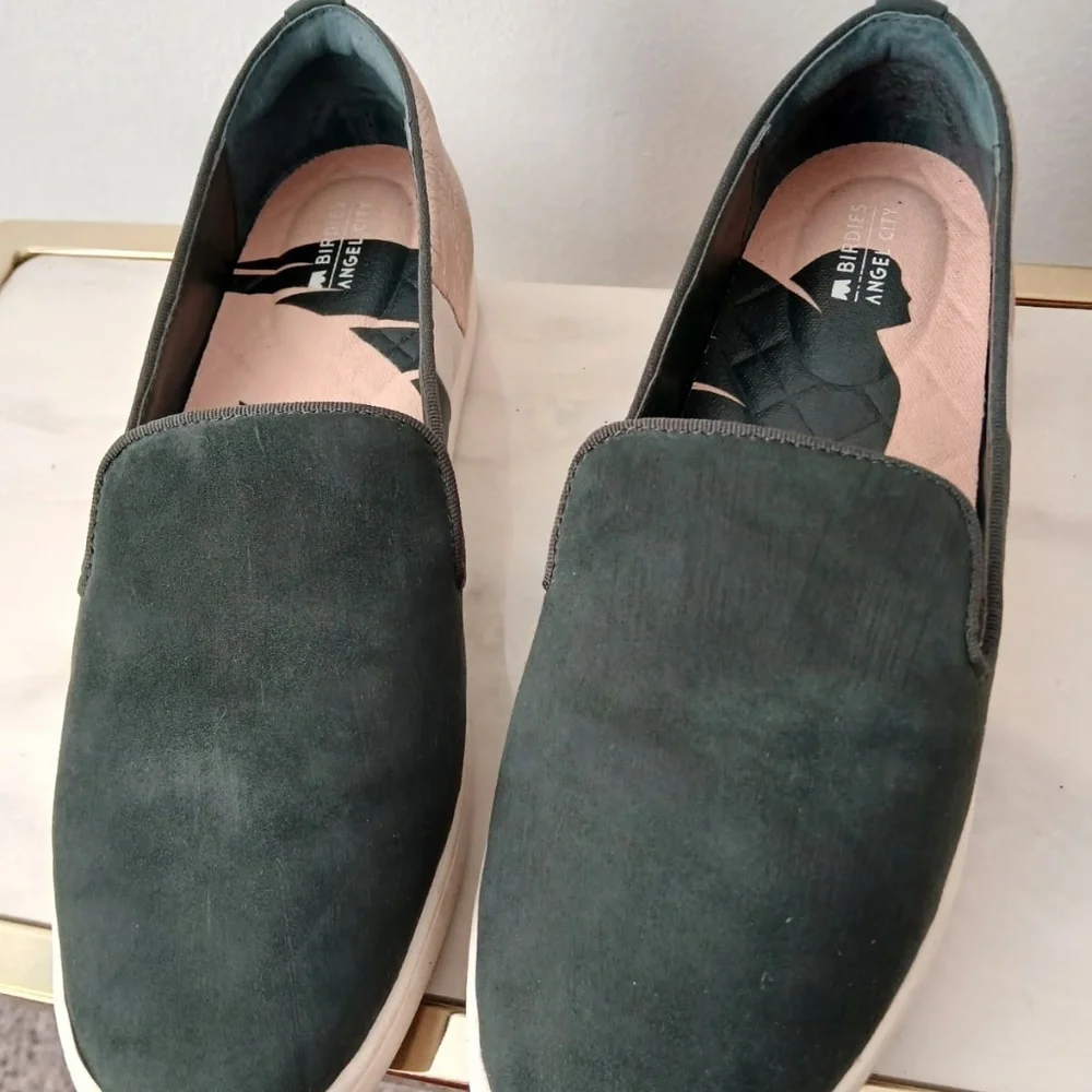 Birdies x Angel City The Game Changer Color Block Slip On Suede Sneakers Size 10